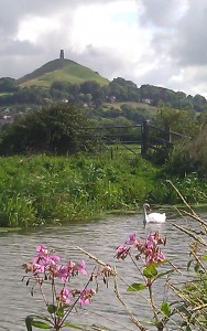 I woke up to this beautiful  view of the Glastonbury Tor in Somerset England the other day.  Thank you Spirit, for evidence of a happy dream!